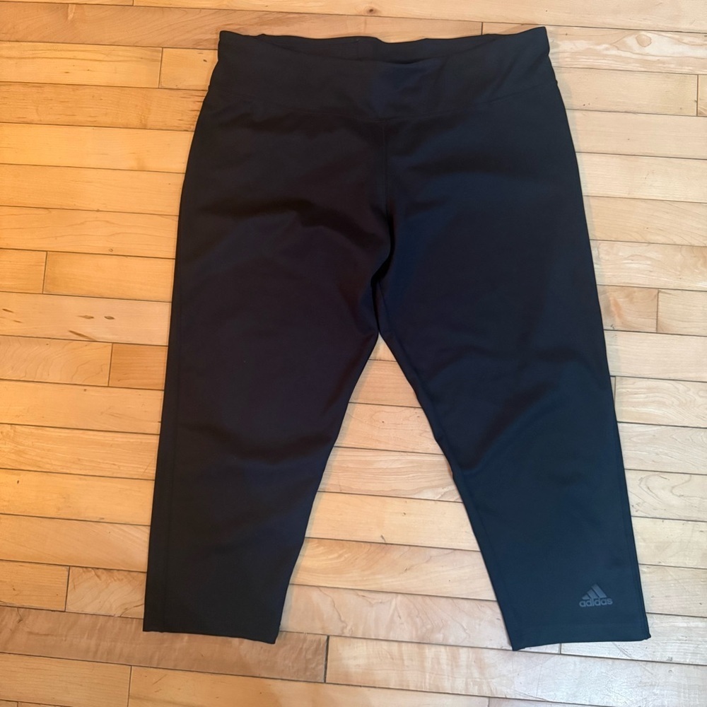 Adidas Black Leggings for Women - Picture 2 of 5